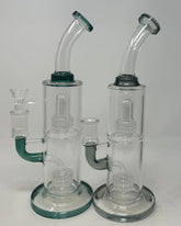 Double Chamber Showerhead Perc Water Pipe
